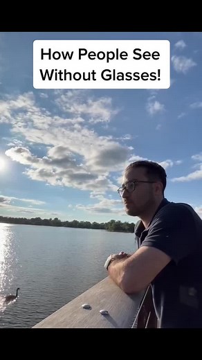 Representation Of How People See Without Glasses! #eyes #eye #eyeexam...