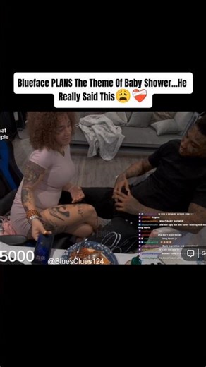 Blueface PLANS The Theme Of Baby Shower...He Really Said This😩❤️‍🩹 #blueface #ytshorts #fyp