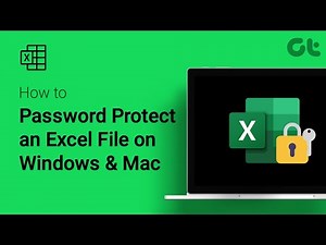 How to Password Protect an Excel Workbook on Windows | Protect Your Excel Data | Guiding Tech