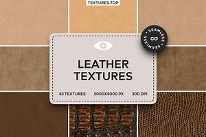 43 Seamless Leather Texture Pack, a Texture Graphic by Top Textures