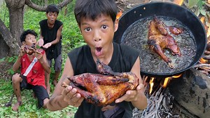 Primitive Technology - Eating Delicious In Jungle - Cooking Special Chicken - Fresh Cook | Fresh Cook