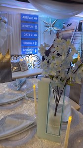 Last month, we had the pleasure of bringing five beautiful baby showers to life — all featuring shades of baby blue. As always, we delivered excellence with this stunning airline-themed celebration! | Channell's Exquisite