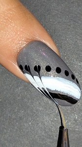 Easy Dotting drag marble Nail art ideas #dottingnailart #dragqueen #dragon #dragmarble #Geliner #bornprettygelpolish #easynailsathome #nailsonfleek #bornpretty #nailhacks #gelnails #glitter #nailart #nailsofinstagram #nailartist #nailinspo #black #blackglitternails #easynailtutorial | SS nail art ideas