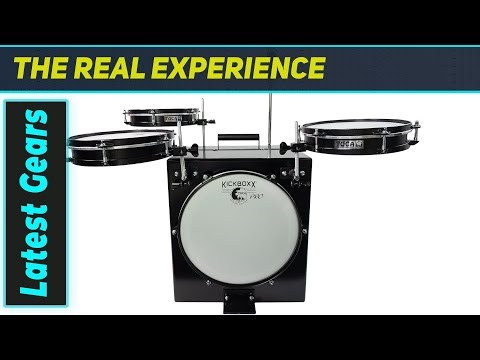 Best Portable Drums? Toca Kickboxx Pro Suitcase Travel Drum Set!