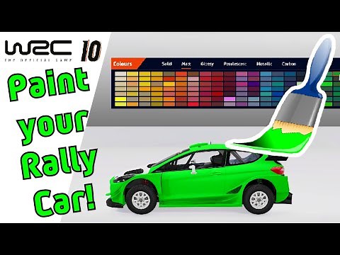 NEW Custom Livery Editor for WRC 10. Create Custom Skins for your In Game WRC Rally Car!