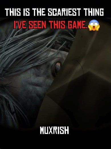 This is the scariest thing I've seen this game😱😱#shorts #rdr2 #funny #muxrish