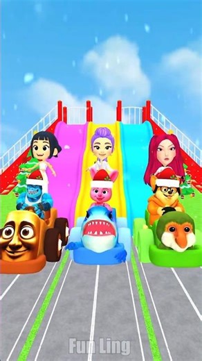 Loop Slide Mira & Zoey & Rumi #funling #kpopdemonhunters #funny