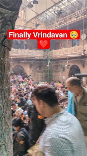 Finally Vrindavan Ahi Palu 🥹❤️ #vrindavan #mathura