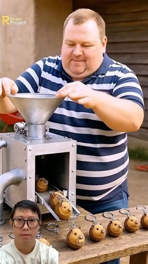 Người đàn ông biến capybara thành móc khóa #shorts