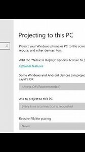 Projecting to this pc not working | Cast mobile screen on windows 10 laptop problem fix