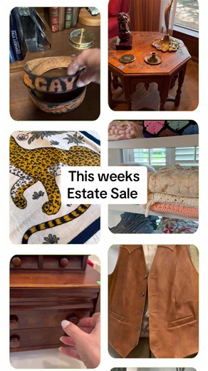 Houston has some incredible Estate Sales. And yes, it makes me happy even if I don’t buy anything. @EstateSales.NET #houston #estatesale #comeshoppingwithme #estatesaleshopping #thrifting