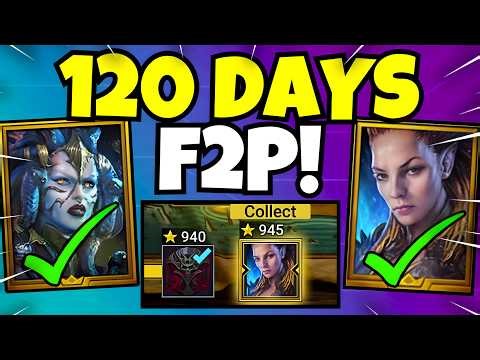 120 DAYS F2P - FW & LYDIA COMPLETE!!! [Raid: Shadow Legends]