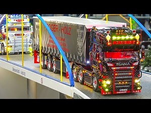 GREAT RC MODEL TRUCKS IN MOTION!!*RC SCANIA TRUCK*RC MAN TRUCK*MB TRUCK*US TRUCK