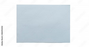 Crumpled Up Sheet of Paper Stop Motion Animation on a Tansparent Background. Paper Ball Animation with Alpha Channel. Crumpled White Paper in 4K. Background for drawings or illustration of a concept.