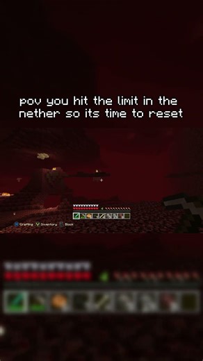resetting the nether be like #minecraft #shorts
