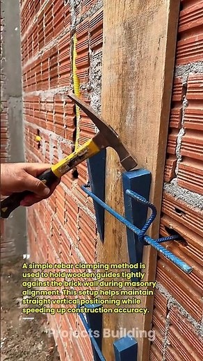 Smart Wall Alignment Technique Using Rebar Clamps