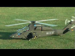Tiger EC- 665 RC Helikopter 4-Blatt 1.Test