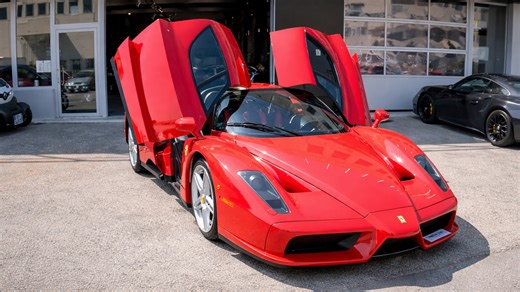 Dream come true driving a Ferrari Enzo