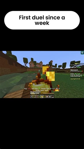 First duel since a week #UHC #GG #Hypixel