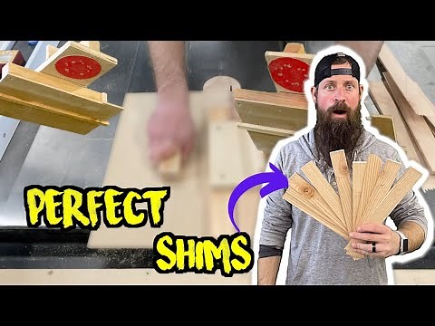 Making PERFECT table saw shims
