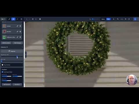 LumiOps Demo Holiday Lights on House