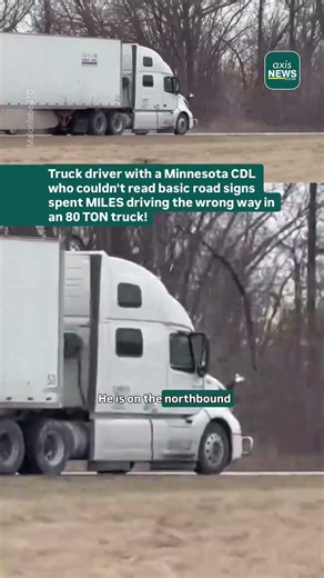 MISSOURI DRIVERS DODGE DISASTER AFTER TRUCK GOES WRONG WAY.