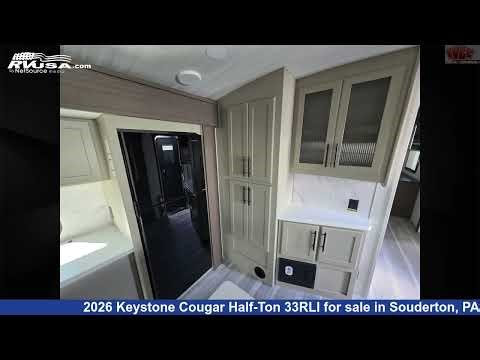 Phenomenal 2026 Keystone Cougar Half-Ton Travel Trailer RV For Sale in Souderton, PA | RVUSA.com