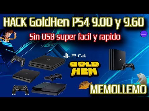 Unlock PS4 9.00 and 9.60 WITHOUT USB in one click GoldHen
