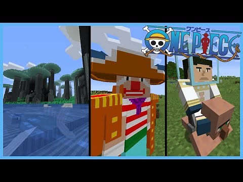 NEW BOSSES, VICE ADMIRALS, CELESTIAL DRAGONS, BIOMES & MORE! Minecraft One Piece Mod Review