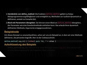 Wie man Argumente an define_method in Ruby übergibt