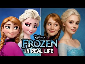❄️ Frozen Characters in REAL LIFE | Elsa, Anna, Olaf AI Comparison & Animation