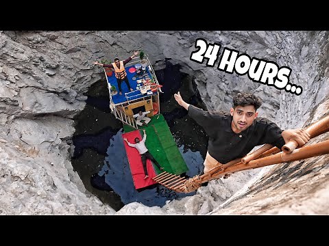 24 hours in well house survival challenge