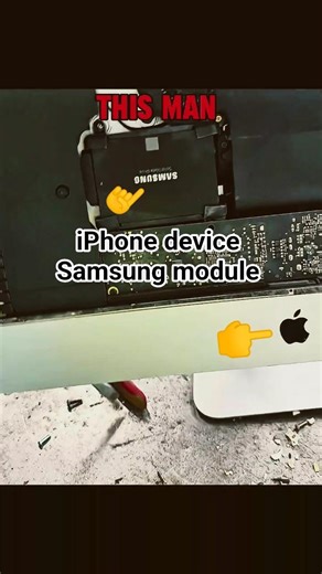 iPhone device Samsung module 🤔#shorts #ytshorts