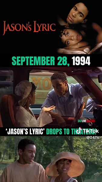 September 28, 1994 ‘Jason’s Lyric’ drops in theaters 🎞 #JasonsLyric #Movie #Clips #Scenes #movieclips #Classic #Throwback #1994 #90s #film #247LC #247LiveCulture