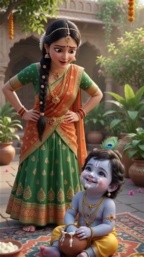 Krishna Lila natkhat gopal Krishna ji #dovosnal hindu dharma #ek Gatha Gita gayan #updesh 2026