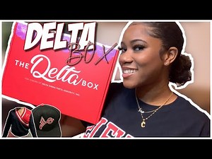 DELTA BOX REVEAL ♥️| DELTA SIGMA THETA SORORITY INC. | Series 3 JANUARY BOX| CAMILLE DEADRA
