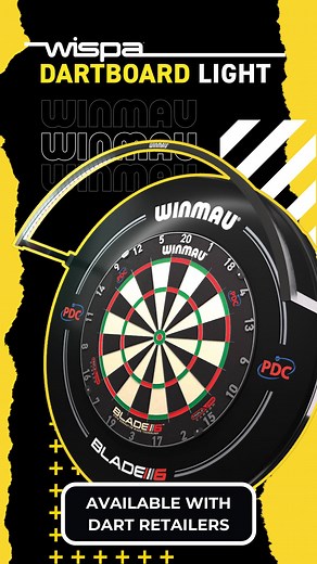 1.8K views · 21 reactions |  Wispa Light Designed exclusively for the WISPA sound proofing system, the Wispa 120 degree light proved zero shadow with the brightest possible light at 1200 lumens warm white effect. Available with dart retailers | Winmau Darts | Facebook