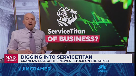 Jim Cramer takes a closer look at ServiceTitan after making its market debut
