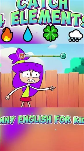 Catch the 4 Elements! 🔥 Water, Air & Earth Game #kids #funny