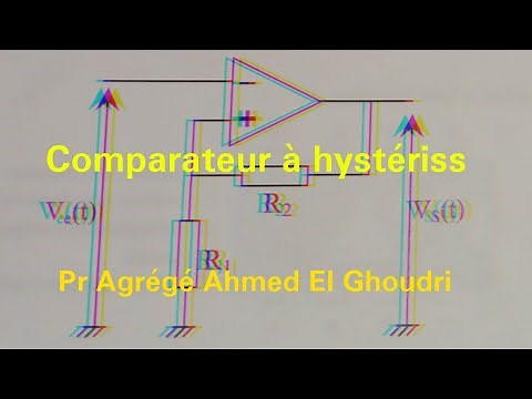Course and practical assembly of the hysteresis comparator.