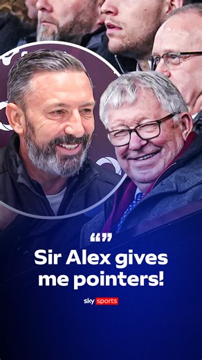 Derek McInnes reveals how Sir Alex Ferguson has played a role in Hearts' title charge and wants them to get over the line! 👀 | Sky Sports Football