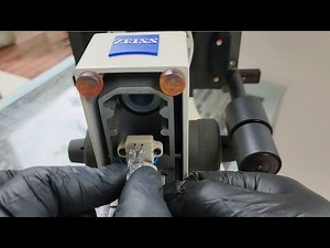 zeiss axiostar plus microscope How to change a hydrogen light bulb