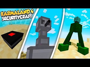 😎TORRETAS, TRAMPAS Y MINAS 😈 - SECURITYCRAFT MOD - mods karmaland 4