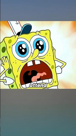 SpongeBob wears Mr. Krabs' body shell and attends the party.#spongebob #anime