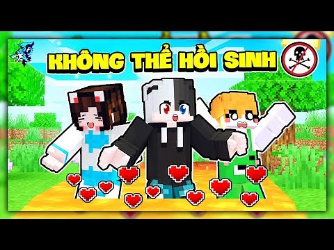 Minecraft Nhưng Không Thể Hồi Sinh? Siro Và Mèo Simmy Thử Thách Sinh Tồn Bất Tử