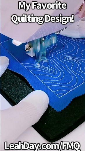 My Favorite Quilting Design - Undulation - Beginner Machine Quilting