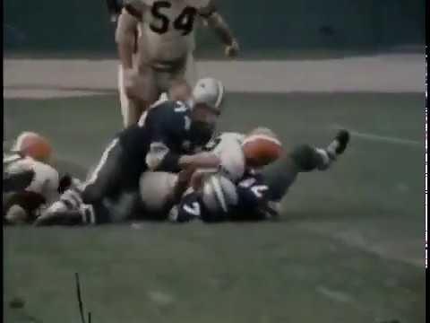 1967 Dallas Cowboys Don Meredith Dan Reeves Bob Hayes NFL football season opener Cleveland Browns