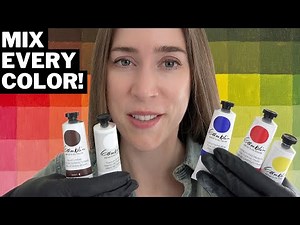 Color Mixing with a Limited Palette #oilpaintingforbeginners #limitedpalette #colormixing