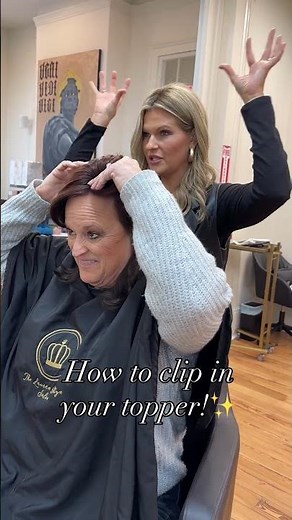 How to clip in your topper✨