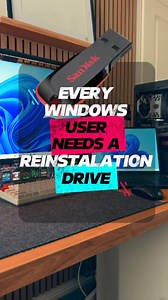 216K views · 2.7K reactions | Every pc user should have backup reinstallation USB drive. #windows #view #tech #technology #pc #MS #learning | NetPoint NZ | Facebook